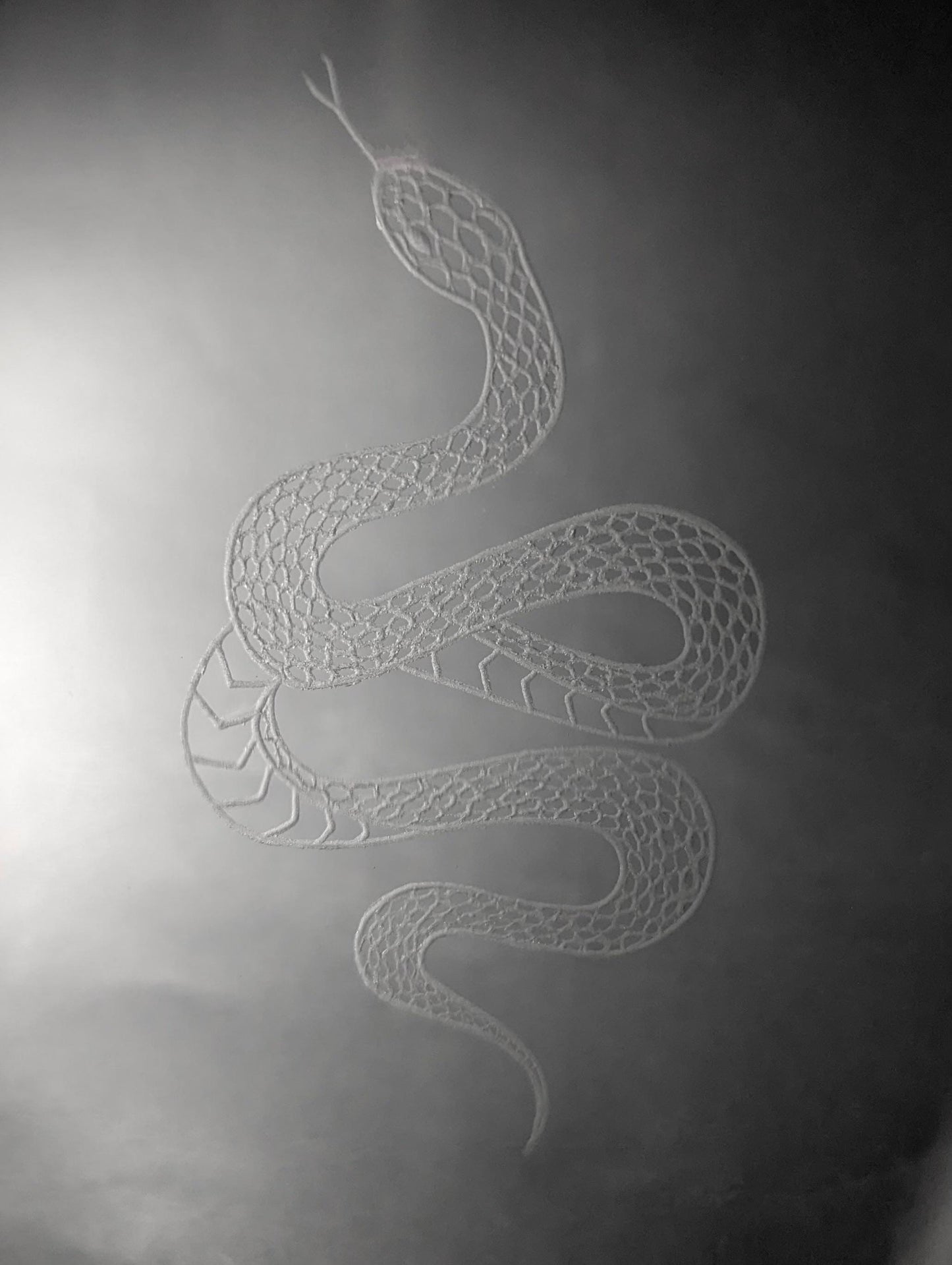 Hand Engraved Snake Pint Glass - Snake Glass Gifts