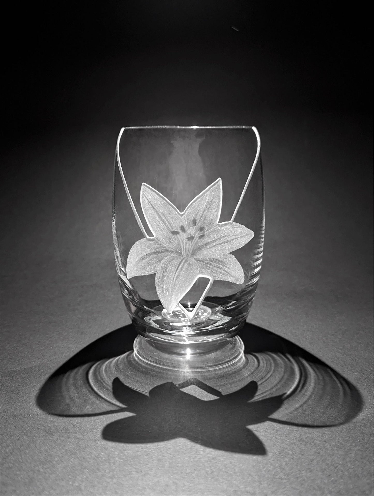 Cut Out Lily Vase - Small Decorative Lily Vase