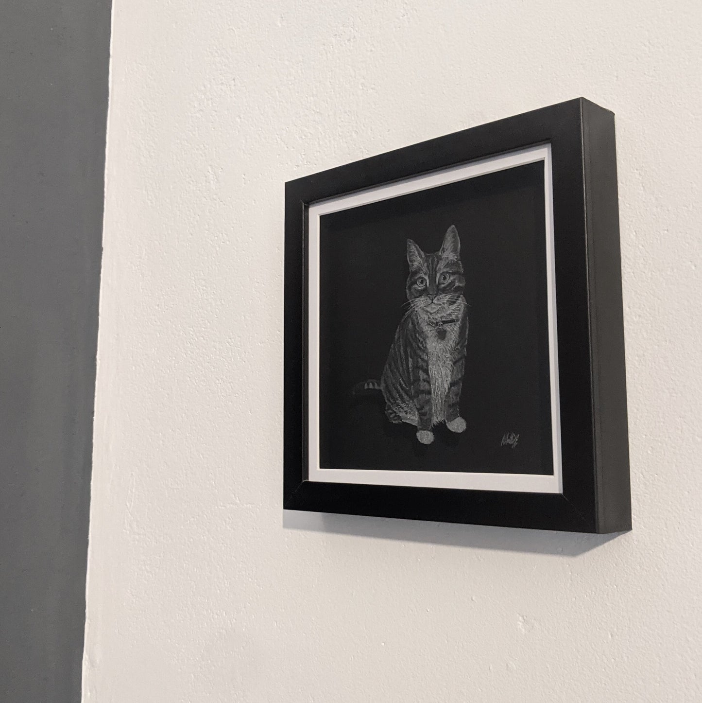 Custom Pet Portrait - Your Pet Hand Engraved on a Frame