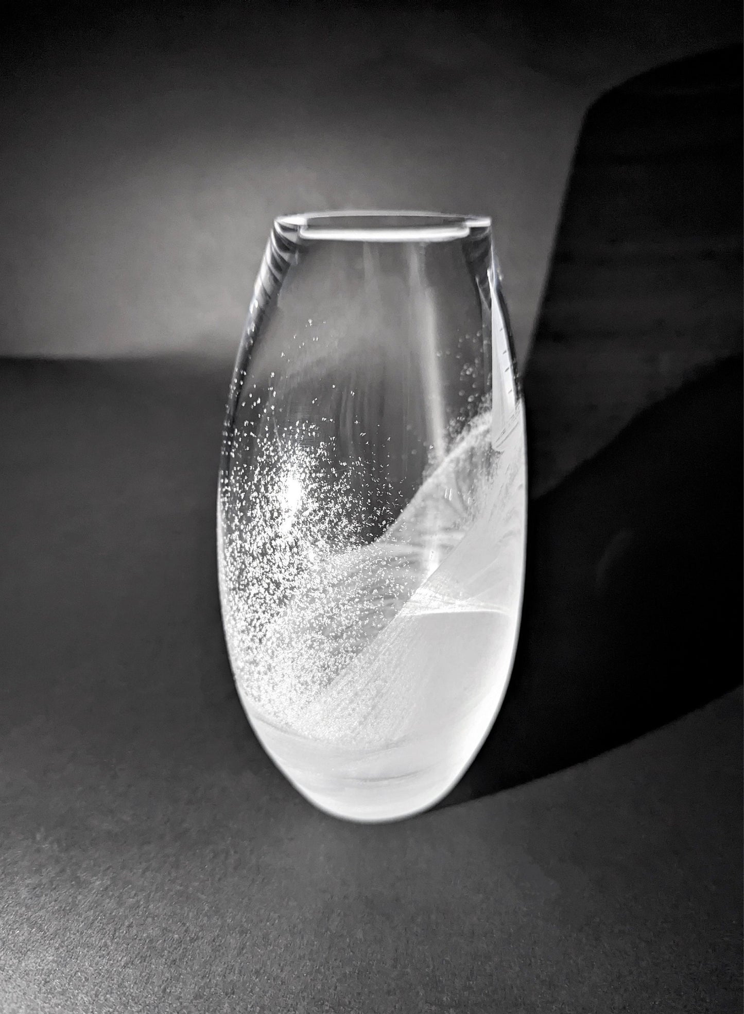 Hand Engraved Boat and Wave Vase - Sailing Yacht Gift