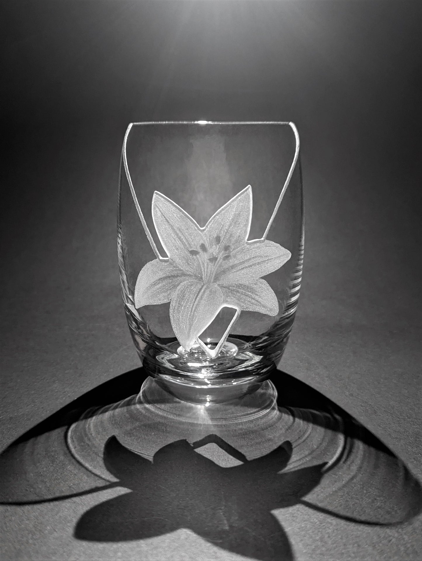 Cut Out Lily Vase - Small Decorative Lily Vase
