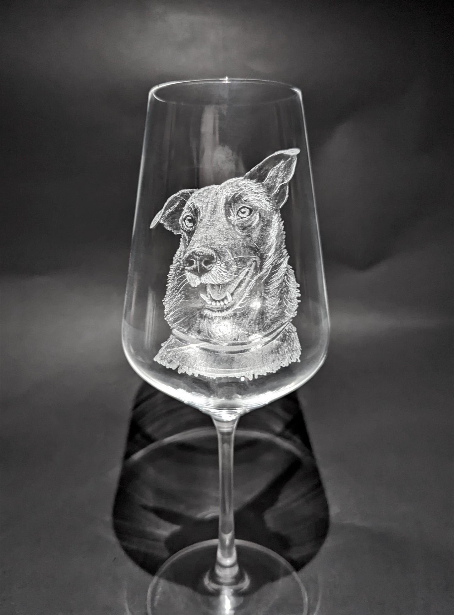 Your Ideas Hand Engraved on a Wine Glass - One of a Kind Custom Engraving