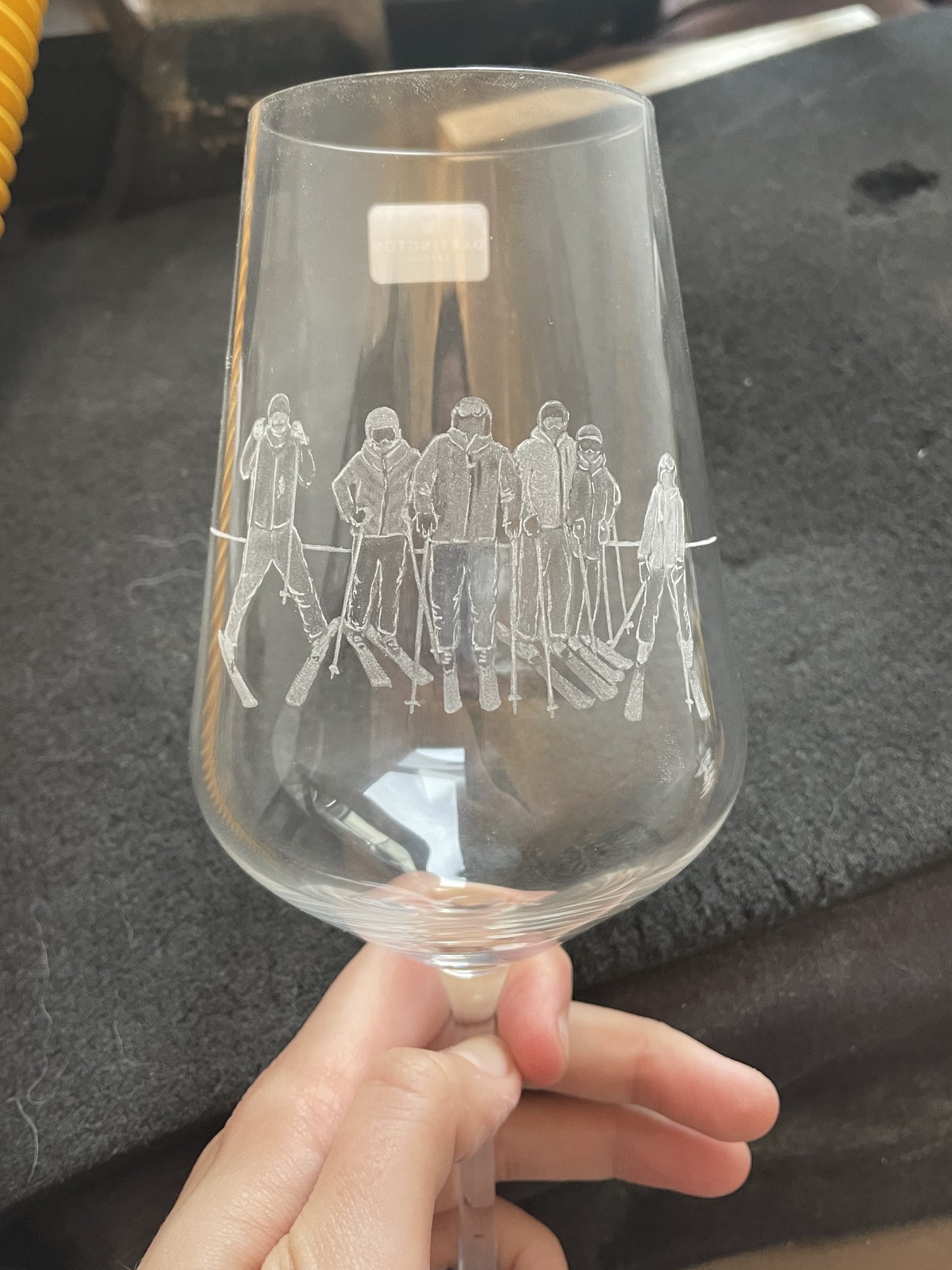 Your Ideas Hand Engraved on a Wine Glass - One of a Kind Custom Engraving